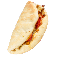 Calzone broodje kip